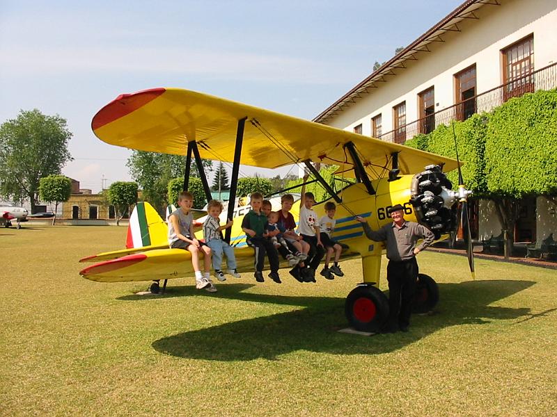1-06.JPG - A field trip to a military museum. Here are some of the kids with uncle John.
