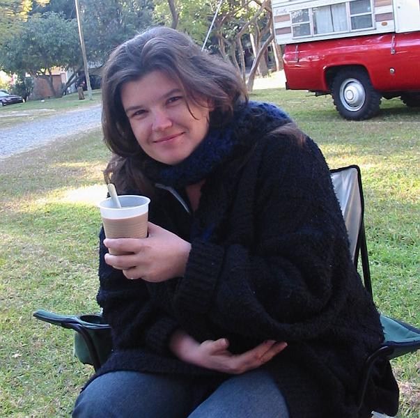 6-19.JPG - Sweet mommy getting warmed up.