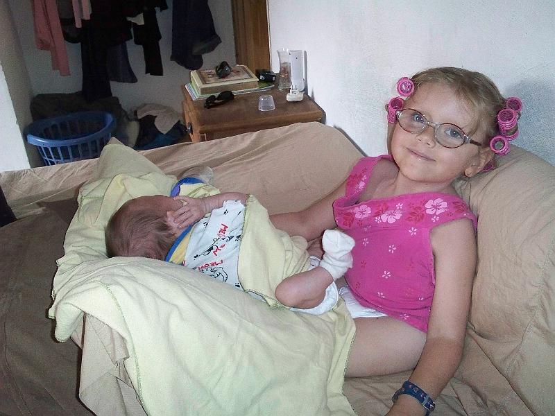 7-21.jpg - More feeding her baby sister